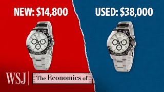 Why New Rolex Watches Can Cost Thousands Less Than Used Ones  WSJ The Economics Of [upl. by Arquit649]