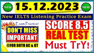 IELTS LISTENING PRACTICE TEST 2023 WITH ANSWERS  15122023 [upl. by Yulma]