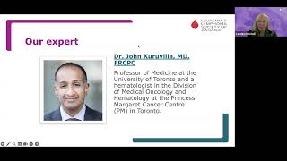 Deep dive in diffuse large B cell lymphoma Webcast  Dr Kuruvilla Princess Margaret Cancer Centre [upl. by Ethelstan160]