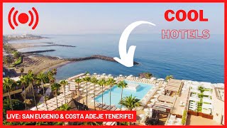 🔴LIVE Costa Adeje Hotels Back Streets San Eugenio amp Fanabe Beach Tenerife ☀️ [upl. by Enetsirk]