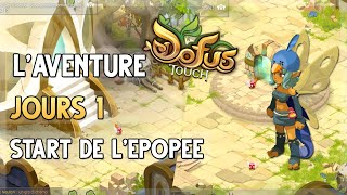 DOFUS TOUCH  NOUVEAUX SERVEUR  JOURS 1 DE MON AVENTURE AVEC MES PERSOS [upl. by Idnil183]