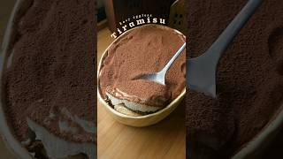 Make Tiramisu without eggs Tiramisu recipe dessert [upl. by Arhoz]