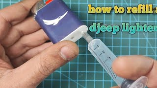 how to refill a djeep lighter very easy [upl. by Leinto]