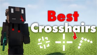 These Are The BEST CROSSHAIRS For Minecraft PVP [upl. by Airahcaz586]