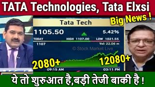 TATA Technologies share latest news Anil Singhvitata tech amp tata elxsi stock analysistarget 2030 [upl. by Adeys]