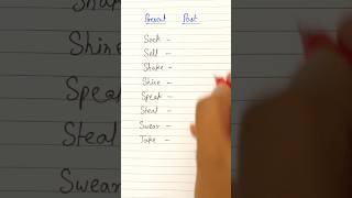 Verbs  Part3  Present to Past Tense  English Grammar [upl. by Amadeo]