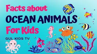 Facts About Ocean Animals 🪼🐙🐠🐟🐡  For Kids  Fun Facts ⭐️  In English [upl. by Ayeki]