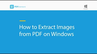 How to Extract Images from PDF on Windows [upl. by Innoj]