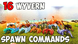 UPDATED Ark ALL WYVERN Spawn COMMAND  How To Summon All WYVERNS ARK CODE 2023 [upl. by Ainitsirc411]