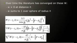 7  Smoothed Particle Hydrodynamics [upl. by Ariet]