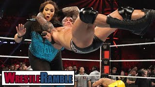 SHOCK Nia Jax Men’s Royal Rumble Entry WWE Royal Rumble 2019 Review  WrestleTalk’s WrestleRamble [upl. by Qidas]