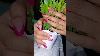 Do you want to get the V French nail art done  Nail extensions shorts [upl. by Edelson873]