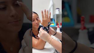 How do you apply kinesiology tape to your wrist taping kinesiotape physicaltherapy [upl. by Nestor]