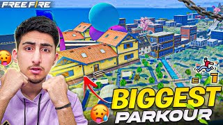 Biggest Parkour In Free Fire😍🤣Super Crazy Map As Gaming  Free Fire India [upl. by Norri]