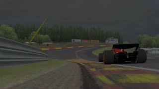 Dark Clouds At SpaFrancorchamps Assetto Corsa [upl. by Eelrefinnej]