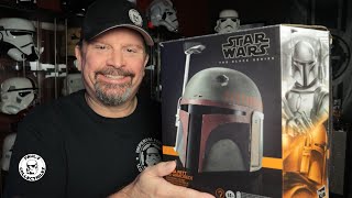 Star Wars Black Series ReArmored Boba Fett Helmet Review [upl. by Mosnar]