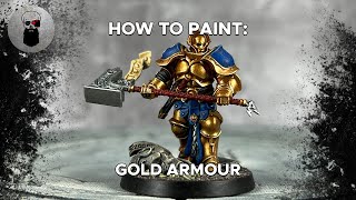 Contrast How To Paint Gold Armour [upl. by Clancy]