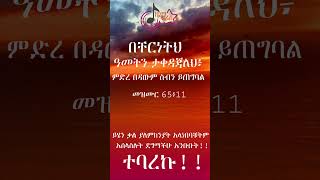 በቸርነትህ ዓመትን ታቀዳጃለህ  Ethiopian protestant worship 20162024 [upl. by Jarnagin]