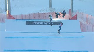 Lindsey Jacobellis Third in SBX World Cup  Krasnoyarsk 2022 [upl. by So]