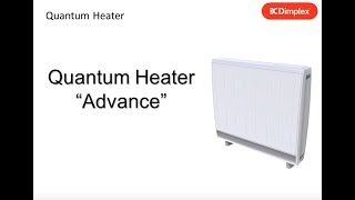 Dimplex Quantum Heater  Advance Button [upl. by Ayotahc]