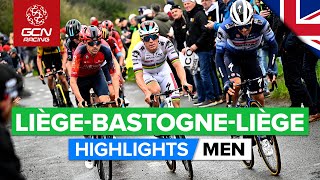 Dominant Solo Victory  LiègeBastogneLiège 2023 Highlights  Men [upl. by Domeniga220]