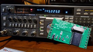 Instalacja modułu CTCSS w Yaesu FT 736R [upl. by Aisatana502]