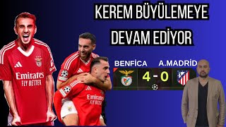 Kerem Aktürkoğlu Gol Atmaya Devam Ediyor Benfica 40 Atletico Madrid Şampiyonlar Ligi Maçı Yorum [upl. by Akfir841]