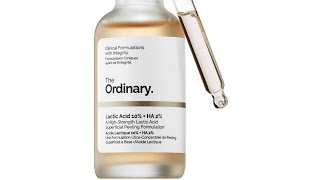 The Ordinary Lactic Acid 10  HA Exfoliating Serum Review and How to Use [upl. by Jaymie]