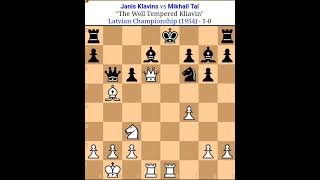 Janis klavnis vs Mikhail Tal Tal chess game Tal deadly chess [upl. by Iams321]