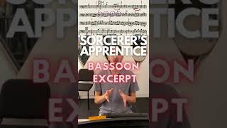 Sorcerers Apprentice Bassoon Excerpt  Performance [upl. by Aikahs843]