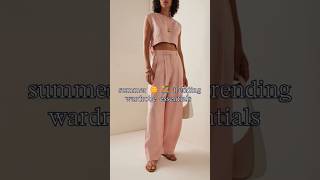 NYC inspired summer wardrobe essentials 2024 summer essentials summerfashion wardrobeessentials [upl. by Chaney]