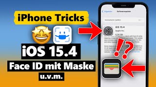 iOS 154 Update ist da DAS ist neu amp DARUM solltet ihr es installieren Face ID mit Maske usw [upl. by Assil]