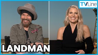 Landman Billy Bob Thornton and Ali Larter on New Taylor Sheridan Show [upl. by Cora]