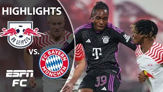 RB Leipzig vs Bayern Munich  Bundesliga highlights  ESPN FC [upl. by Herby967]