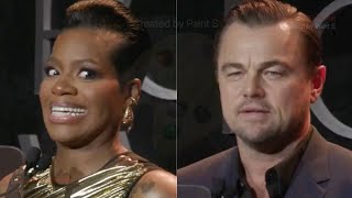 Fantasia Spots Leo DiCaprio In Crowd During Speech [upl. by Nnael]