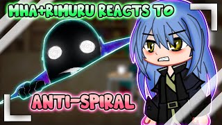 MHABNHA Reacts To Rimuru Tempest VS AntiSpiral  Gacha Club [upl. by Bethina]