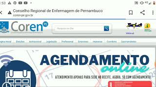 Agendamento para tirar o Coren [upl. by Earlie811]