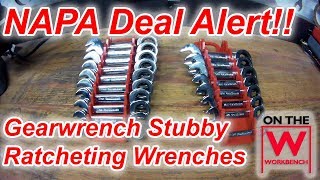 Gearwrench Stubby Wrench  NAPA Deal Alert [upl. by Drofub336]