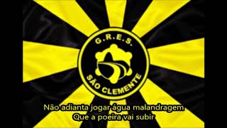 A São Clemente Vem Aí Letra e Samba [upl. by Einej]