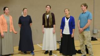 Hosanna Half of Laudate Mennonite Ensemble [upl. by Pincince]