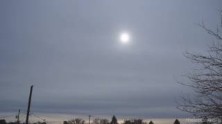 Time lapse of thickening altostratus clouds over Albuquerque [upl. by Aseeram]