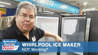 Why Your Whirlpool Ice Maker is NOT Working [upl. by Whetstone]