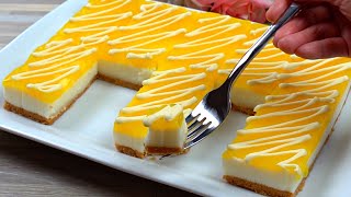 If you have Lemon Make this Dessert in 10 Minutes NoBake No Gelatin Easy and Delicious [upl. by Ottilie227]