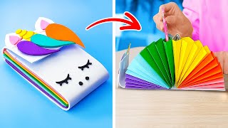 Genius School Hacks and DIY Stationery Projects You Wont Believe 📝✨ [upl. by Madison]