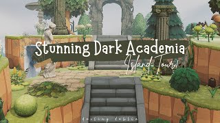 Stunning Dark Academia Island Tour  Animal Crossing New Horizons 🪦 [upl. by Paderna26]