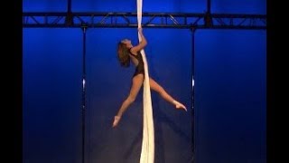 Aerialympics 2018  First Place JR Advanced Silks Kamryn BellAerial Silks [upl. by Anilad]