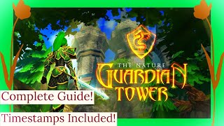 AQ3D The Nature Guardian Tower Complete Guide Heartwood Forest Guardian Tower AdventureQuest 3D [upl. by Aurea]