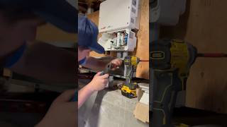 Installing a SolarEdge Inverter solarinverter solaredge solarinstall electrician [upl. by Herrle]