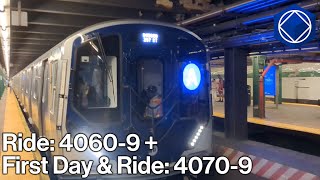 MTA NYCT Subway R211A 40709 First Day amp Ride  R211A 40609 Ride [upl. by Caritta]