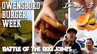 Burger Week Showdown Battle of the Owensboro BBQ Joints [upl. by Aehr]